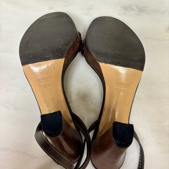 Gucci Leather heels - Picture 6 of 8